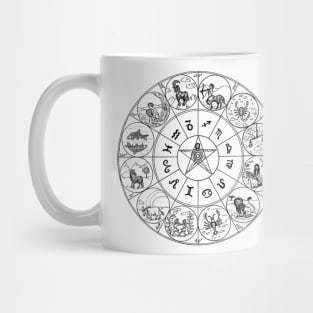 zodiac diagram Mug